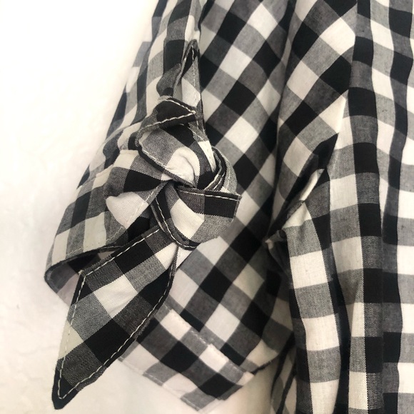 Adorable black and white checkered shirt - Picture 5 of 5